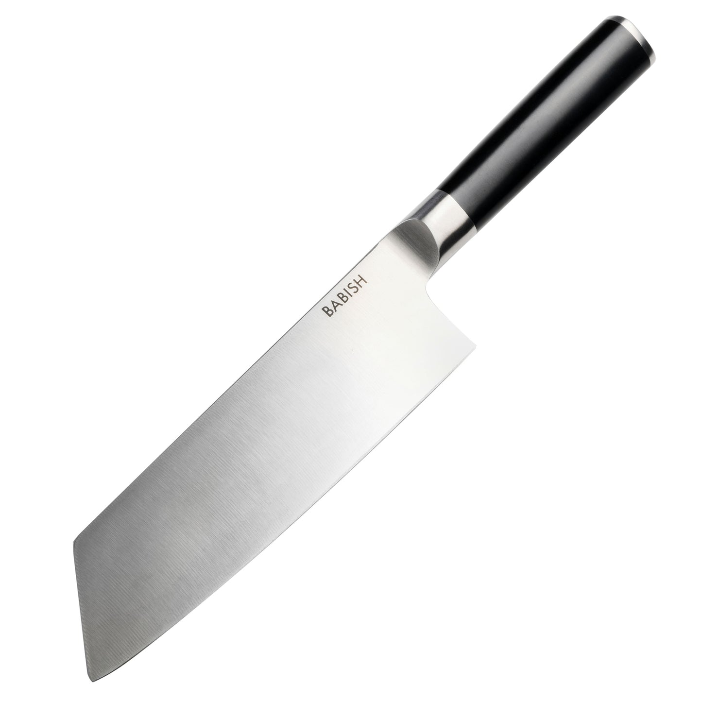 Babish 7.5" High-Carbon Stainless Steel Full Tang Clef Knife in Black