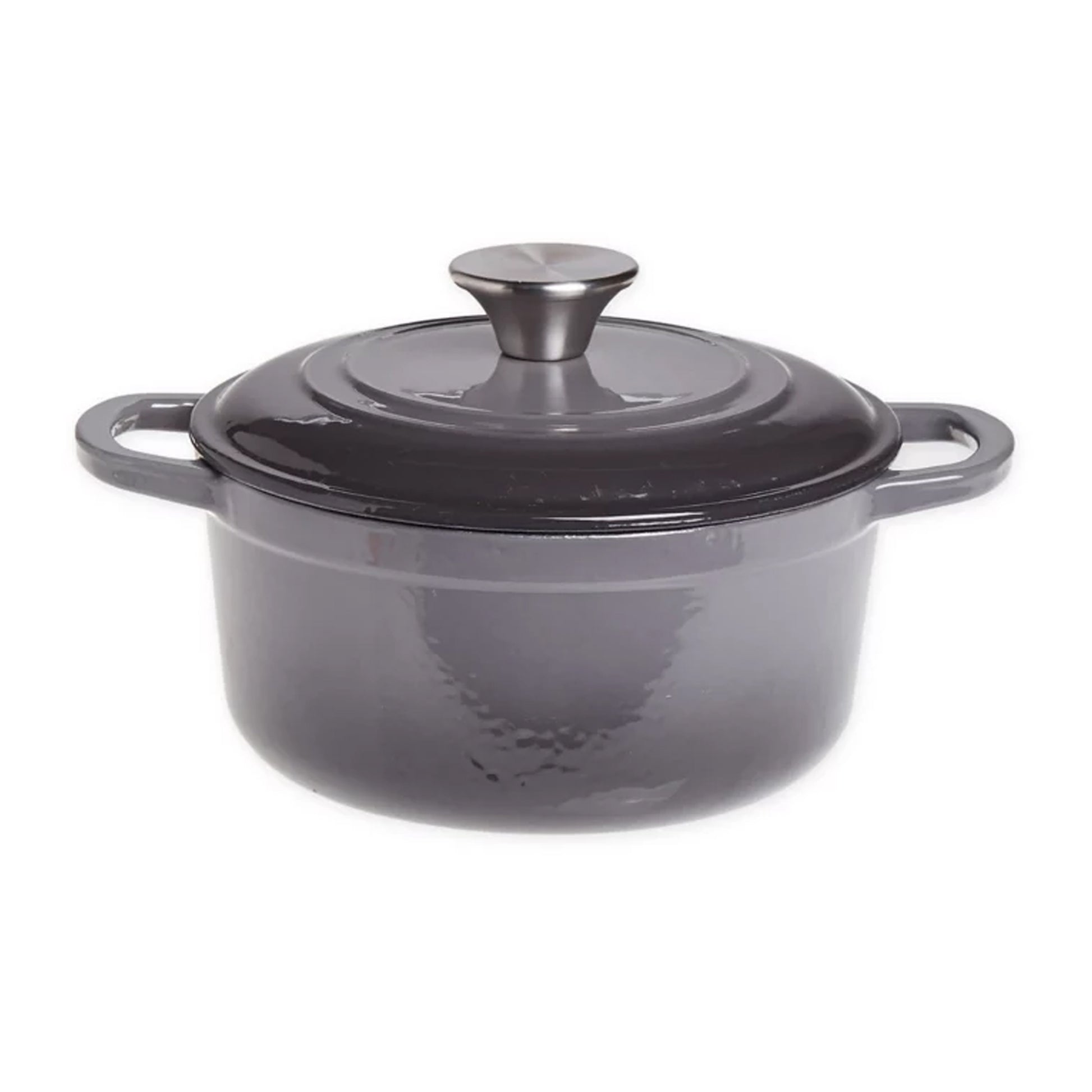 Our Table 2 Quart Enameled Cast Iron Dutch Oven w Lid Grey
