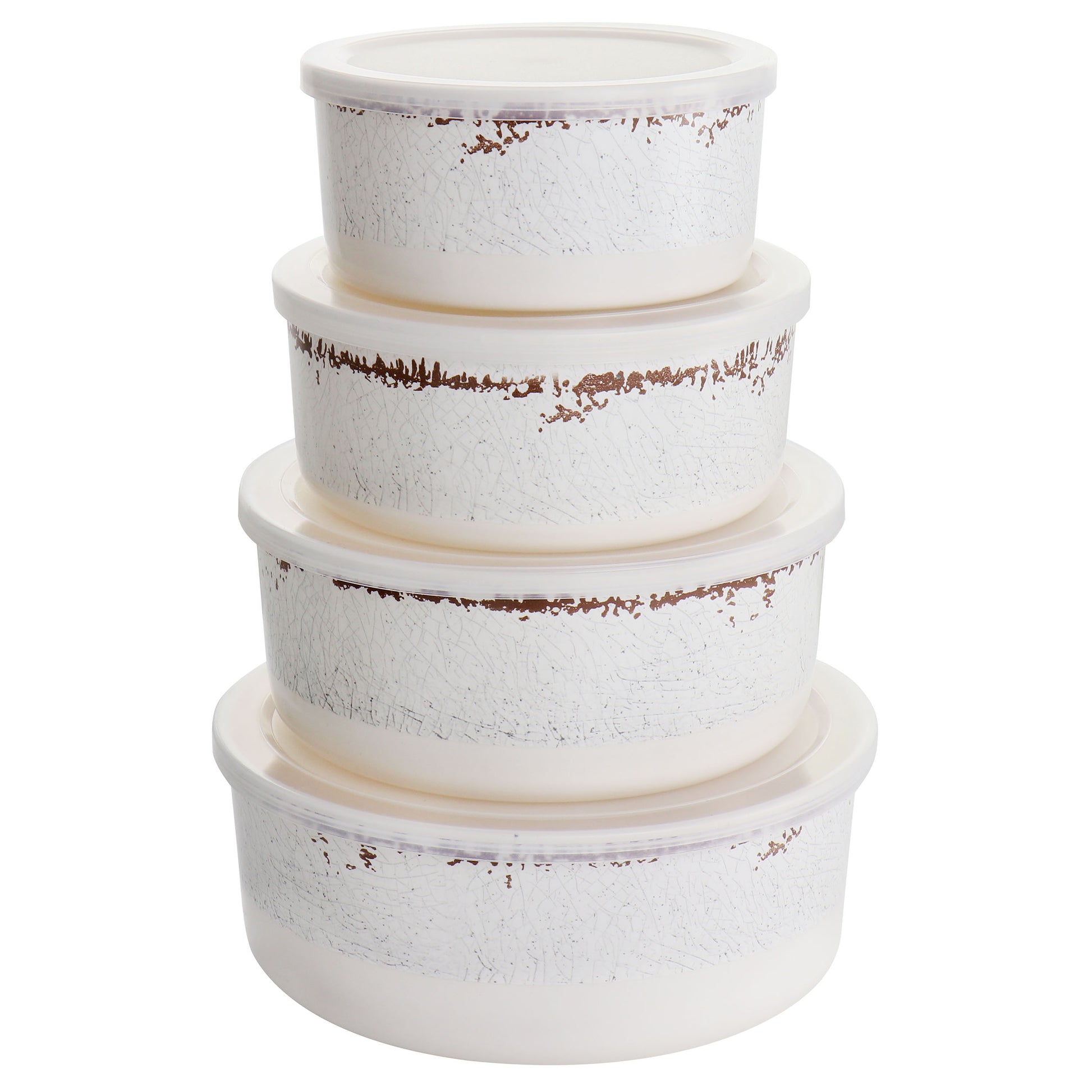 Laurie Gates California Designs Mauna 8 Piece Melamine Nesting Storage Bowl Set