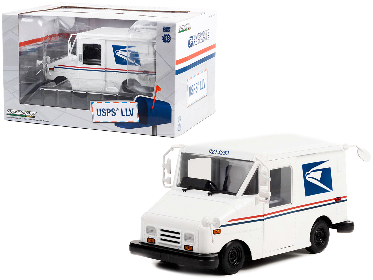 United States Postal Service USPS Long-Life Postal Delivery Vehicle LLV White 1