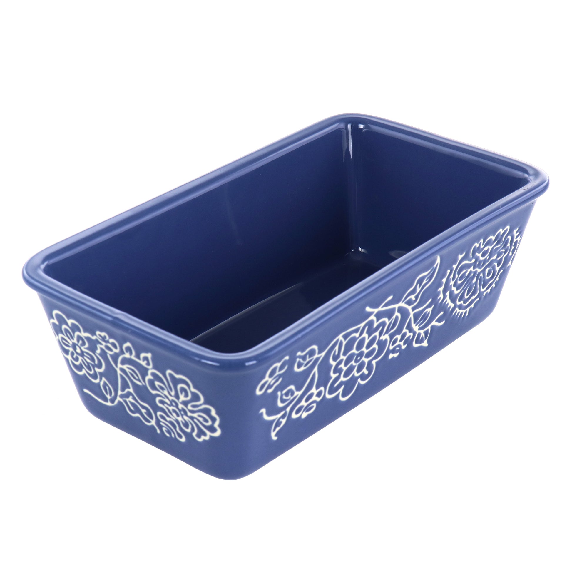 Laurie Gates California Design 10.25" Rectangle Loaf Baker in Blue