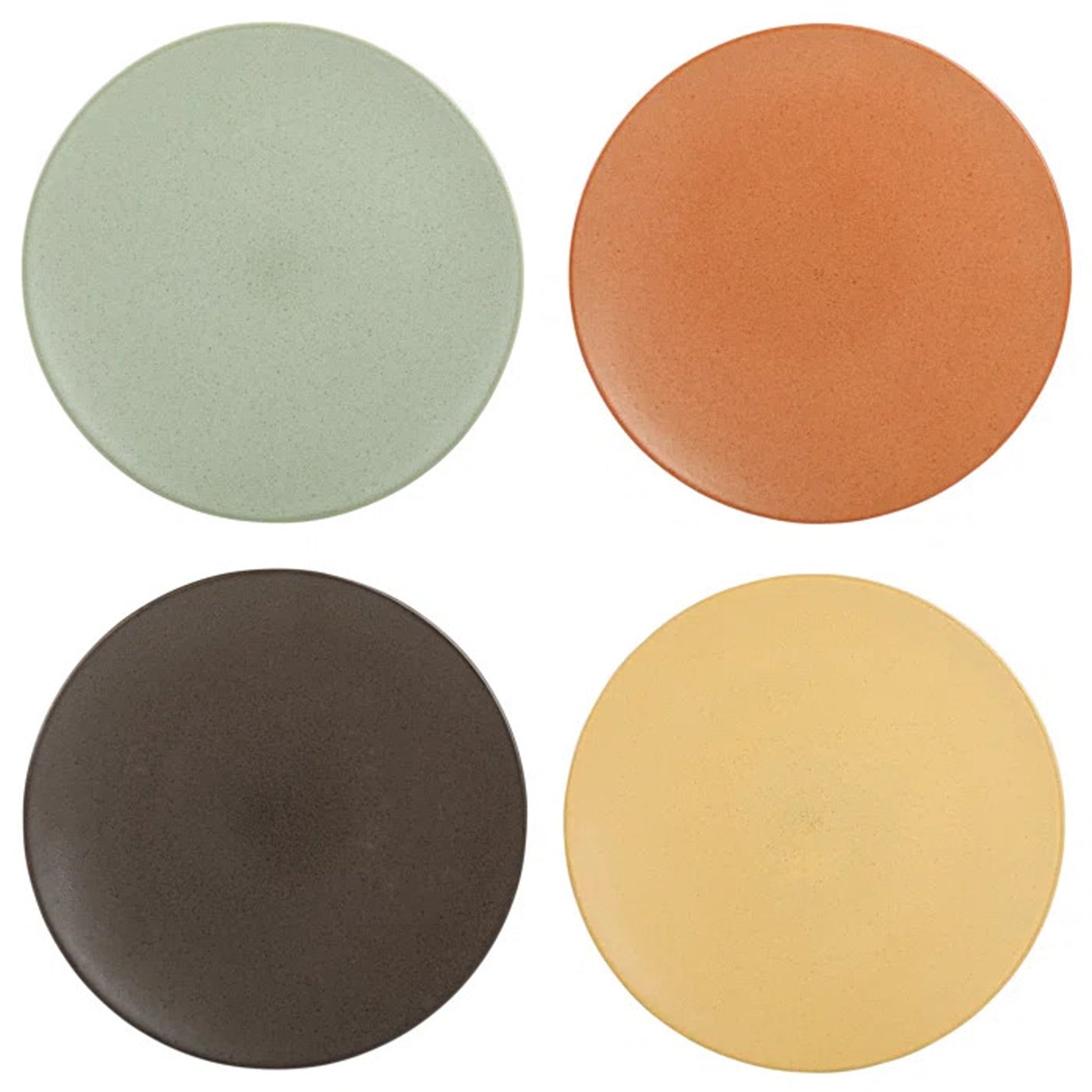Gibson Elite Capetown 4 Piece 10.25" Stoneware Dinner Plate Set