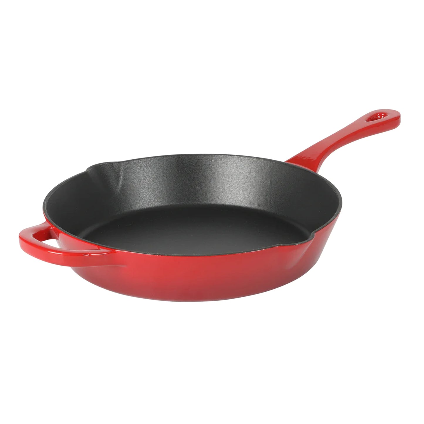 Crock-Pot Artisan 10" Enameled Cast Iron Round Skillet in Gradient Red