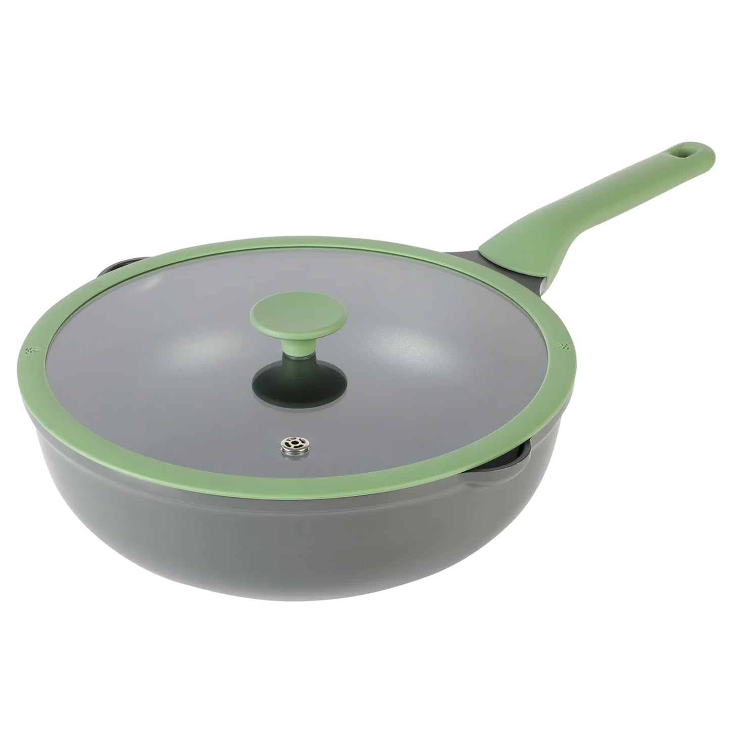 Kenmore Theodore 13" Nonstick Cast Aluminum Saute Pan w Lid