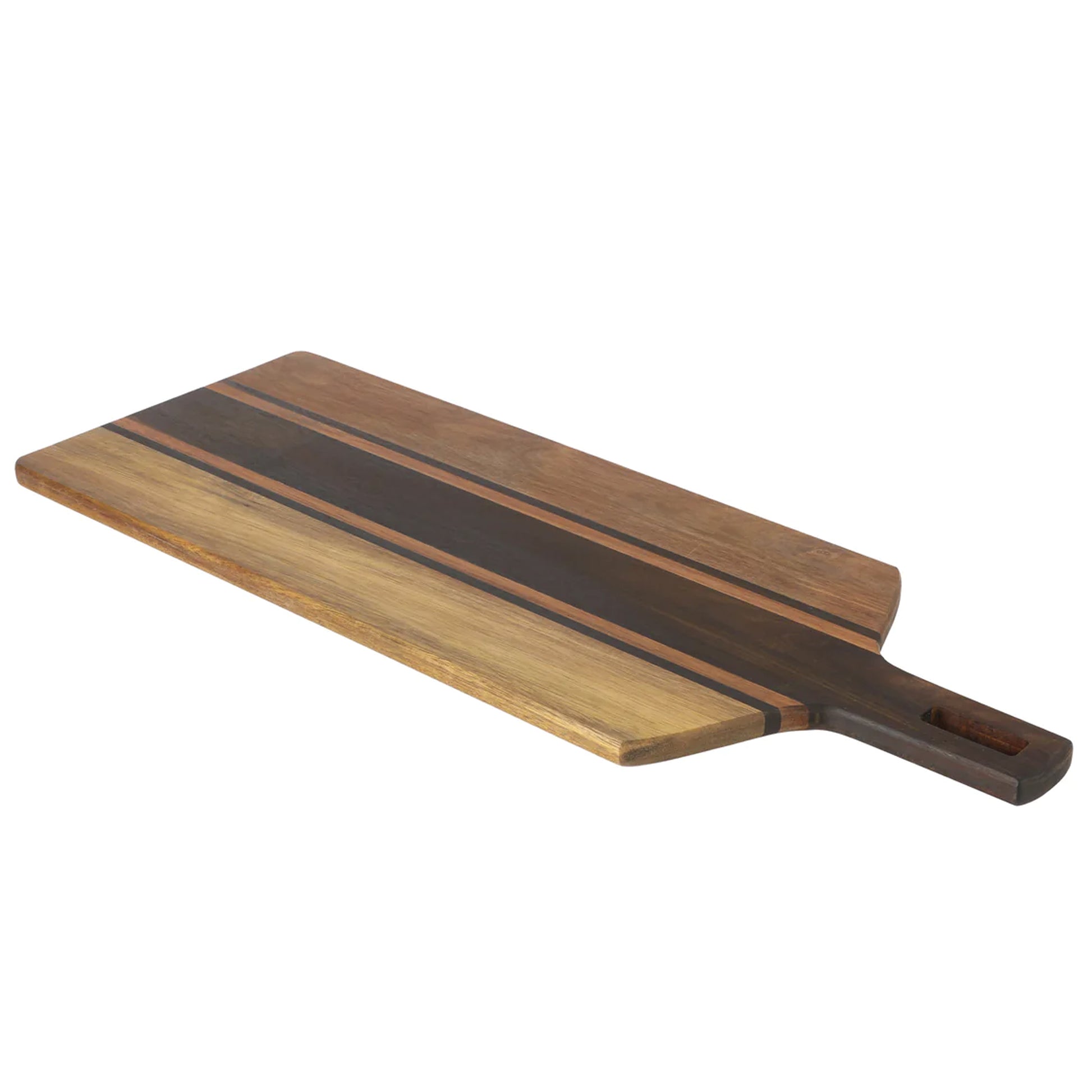 Kenmore San Ysidro 26.5 x 10" Acacia Wood Rectangle Cutting Board in Brown