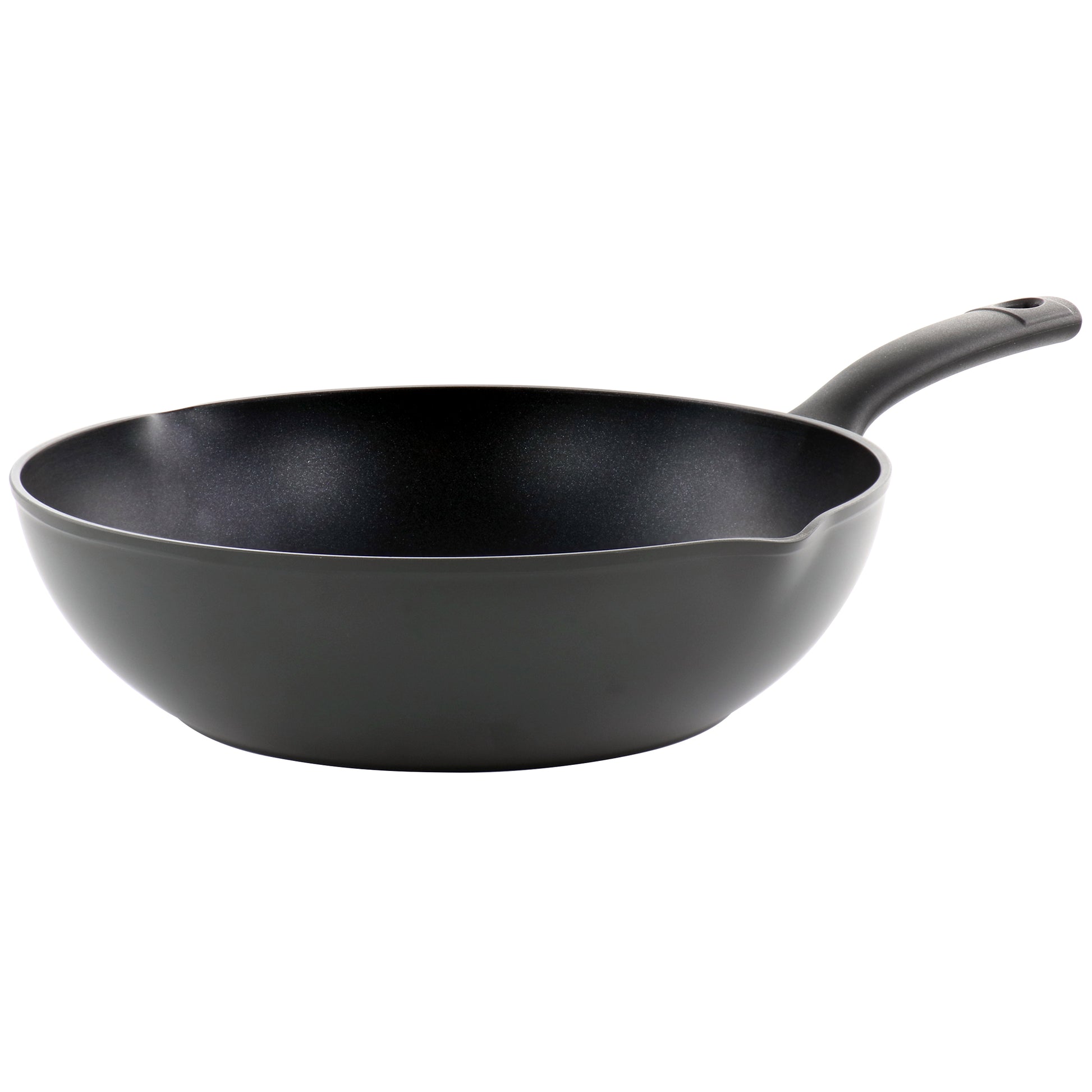 Oster Kingsway 4.1 Qt Aluminum Nonstick Wok in Black