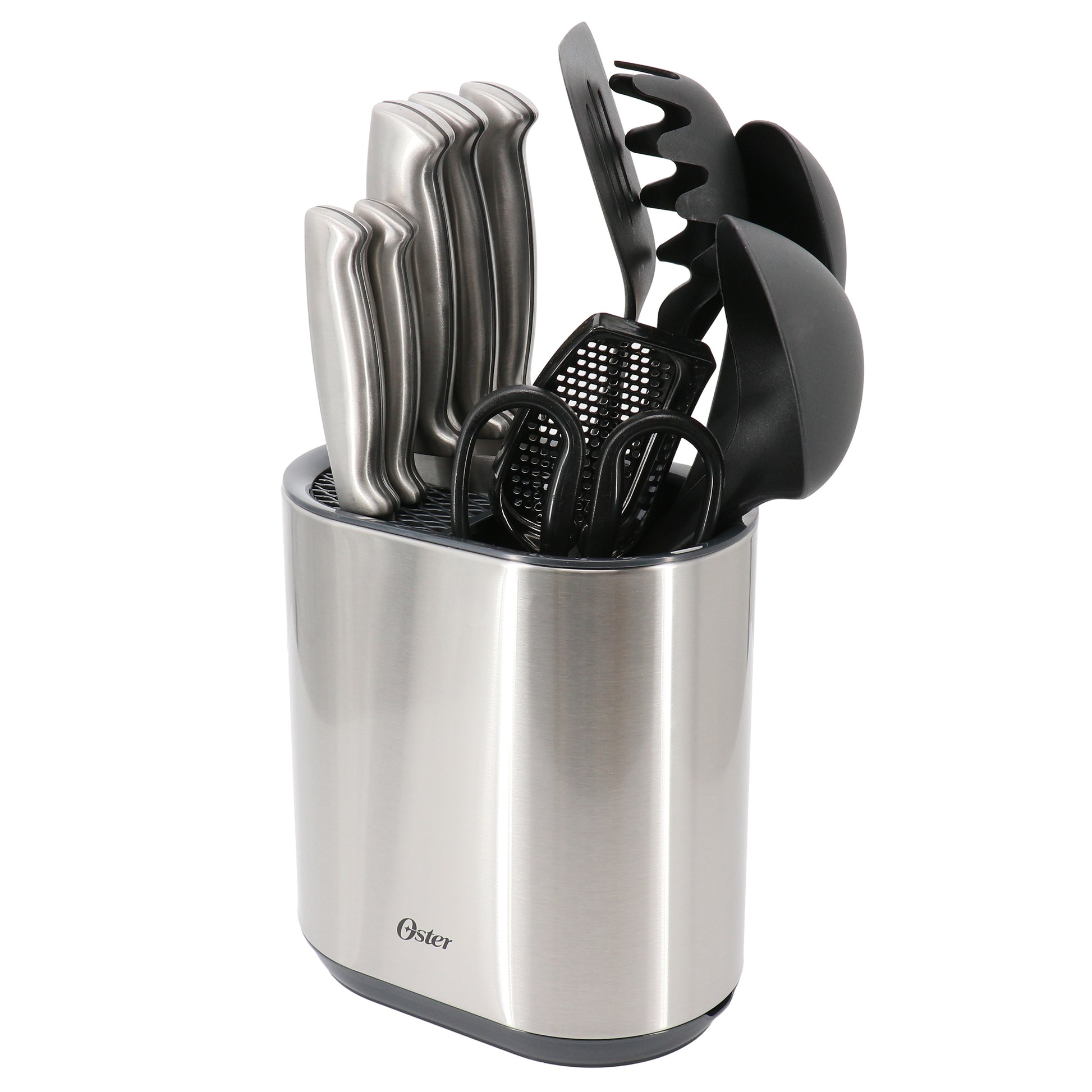 Oster Baldwyn 12 Piece Stainless Steel & Nylon Kitchen Tool & Cutlery Set