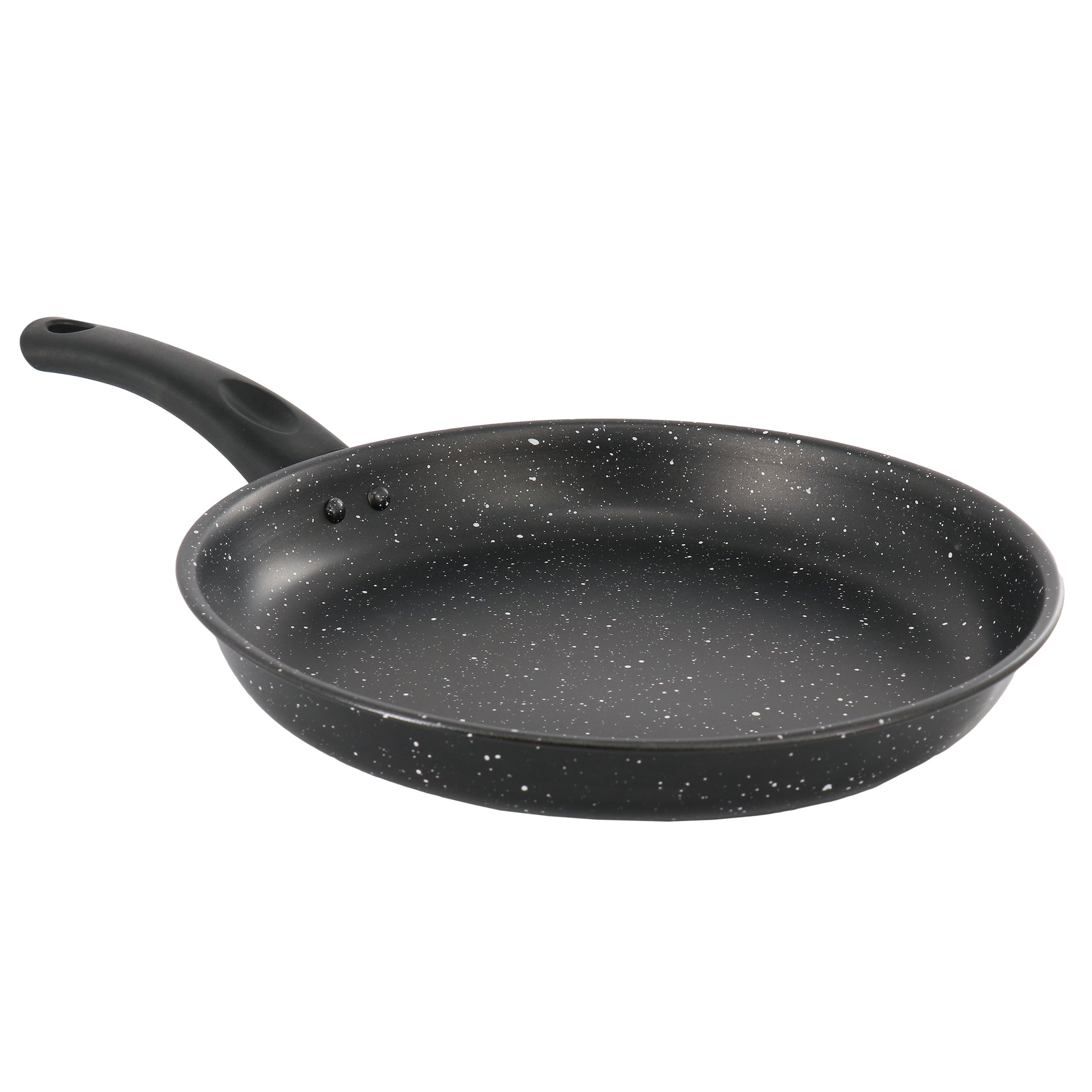 Gibson Home Delhi 11" Round Nonstick Carbon Steel Frying Pan in Black