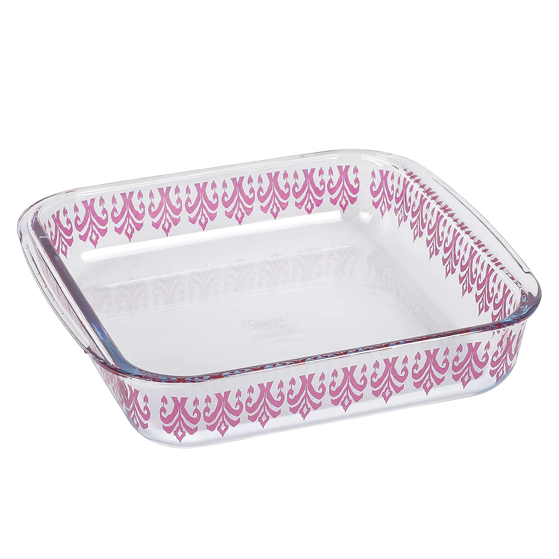 Spice By Tia Mowry 1.8 Qt Spicy Cloves Glass Square Baker