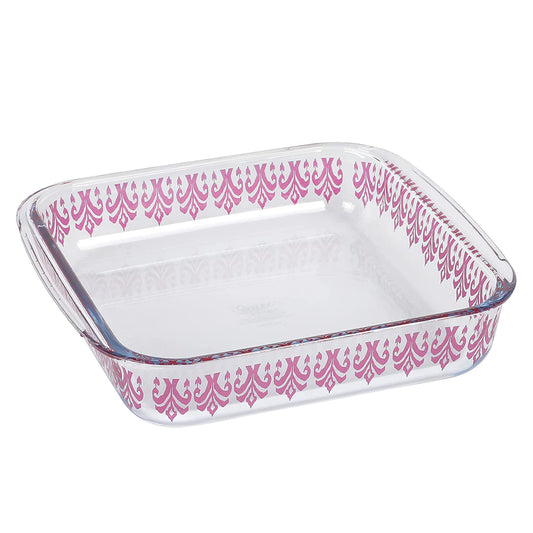 Spice By Tia Mowry 1.8 Qt Spicy Cloves Glass Square Baker