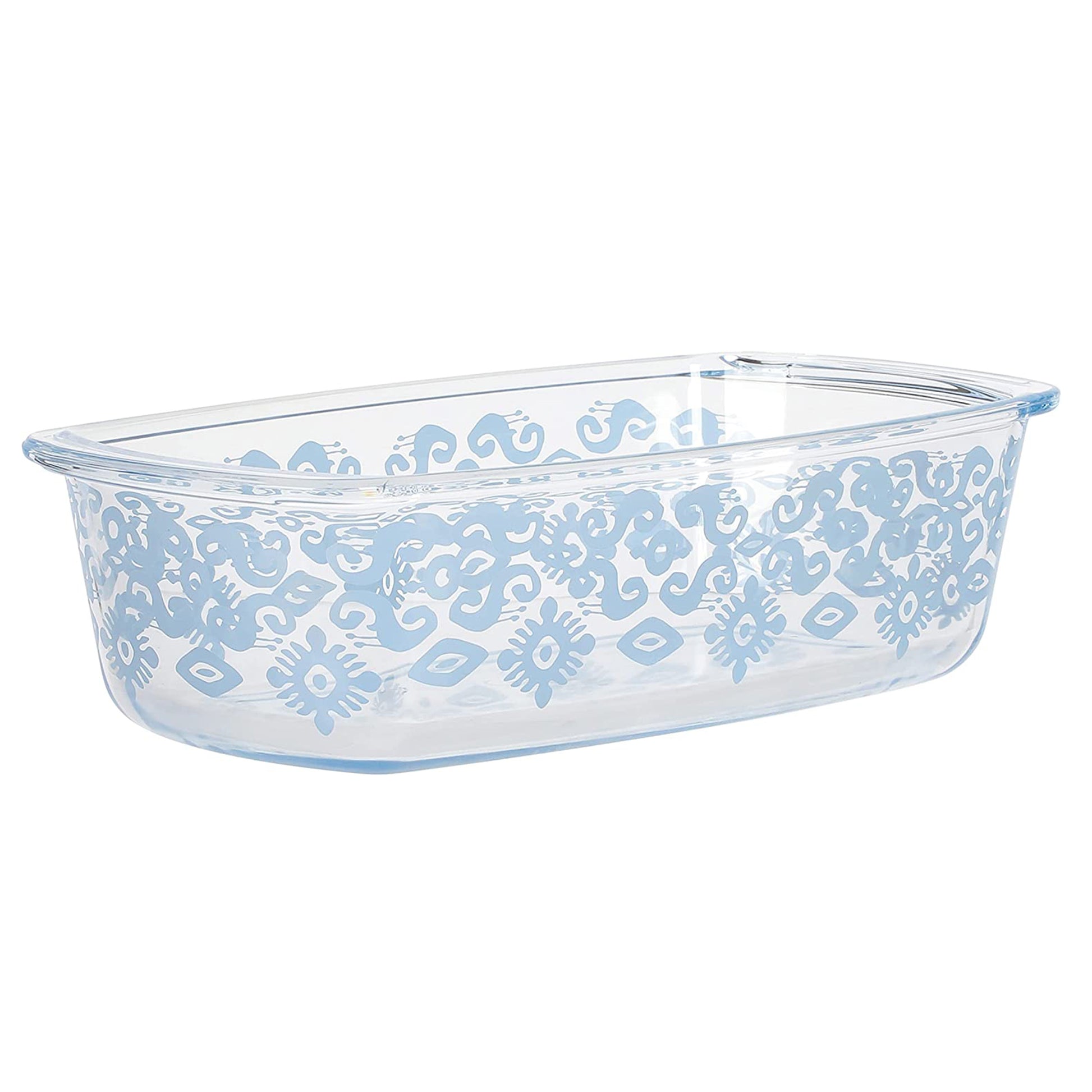 Spice By Tia Mowry 1.6 Qt Spicy Cloves Rectangle Glass Loaf Pan