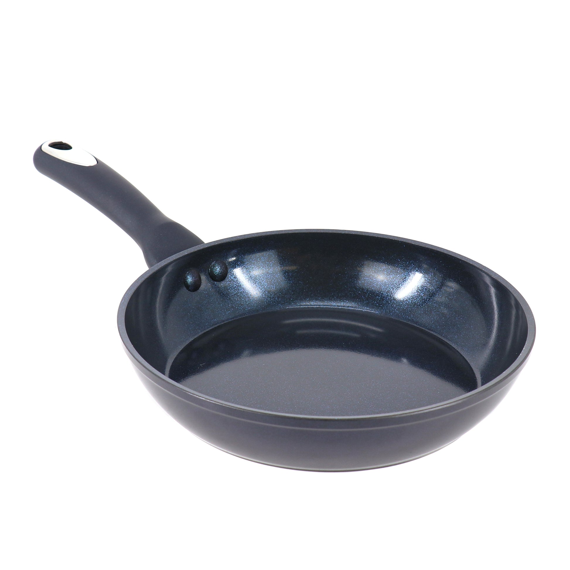 Oster Hawke 8" Ceramic Nonstick Aluminum Frying Pan in Dark Blue