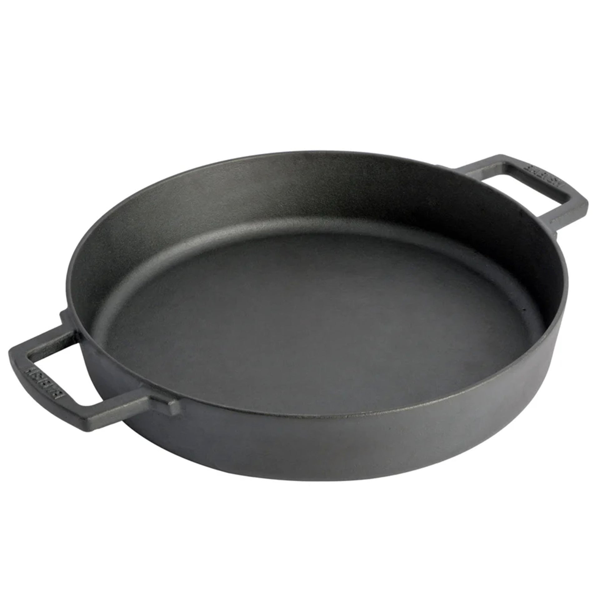 Babish 13" Cast Iron Everyday Pan w Handles in Black