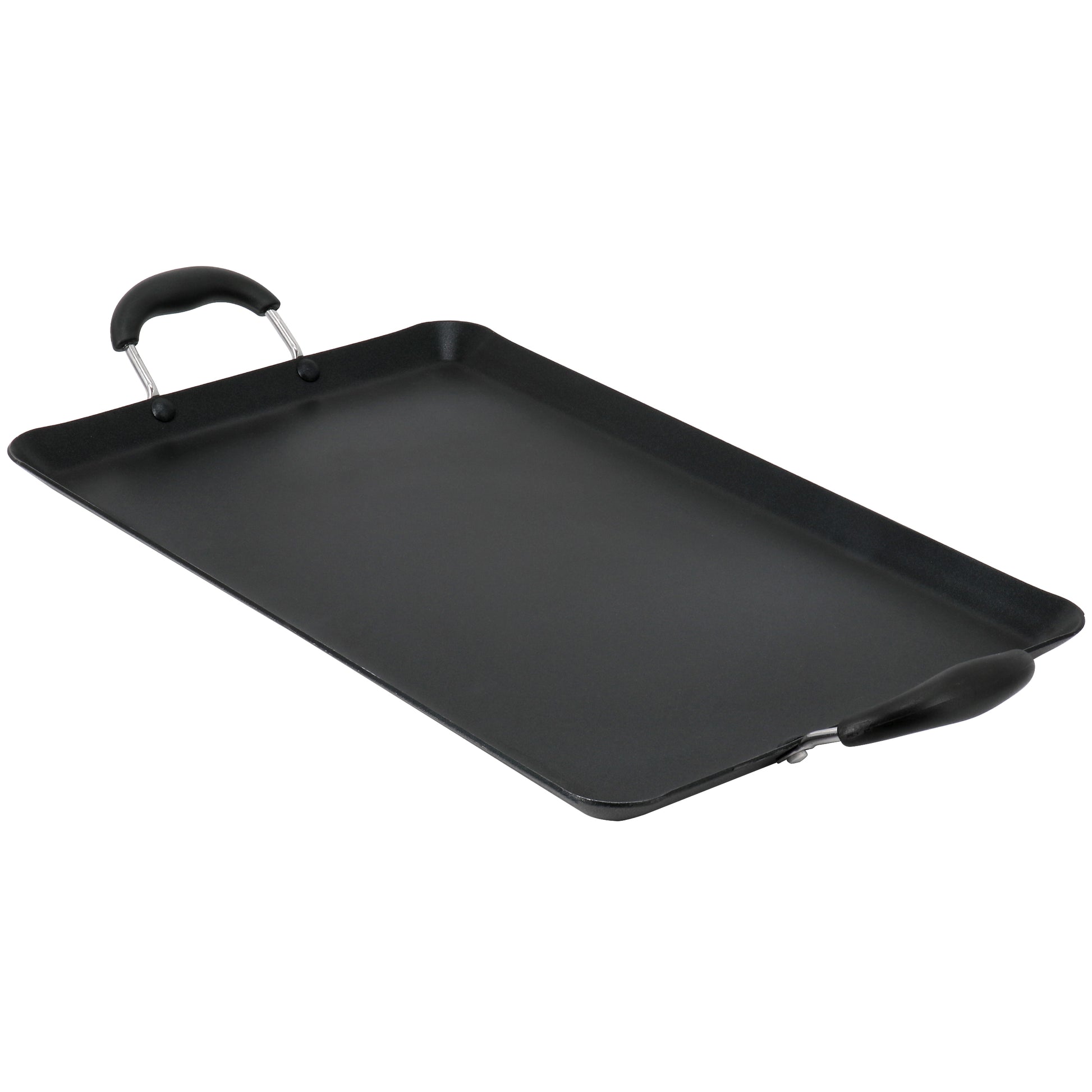 Oster Clairborne 19 x 11.6" Nonstick Double Burner Rectangular Griddle Pan in Ch