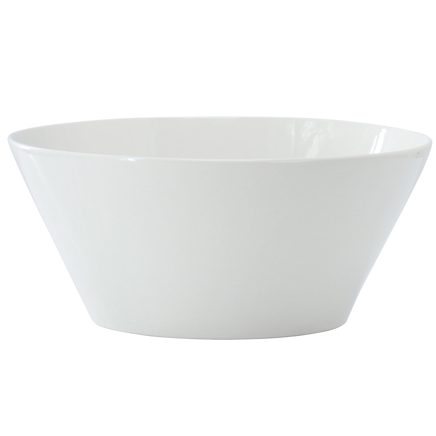 Gibson Home Great Essentials 9.4" Round Fine Ceramic Meal Bowl in White