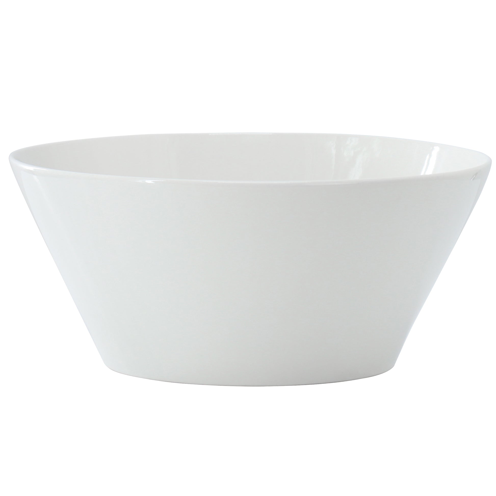 Gibson Home Great Essentials 9.4" Round Fine Ceramic Meal Bowl in White