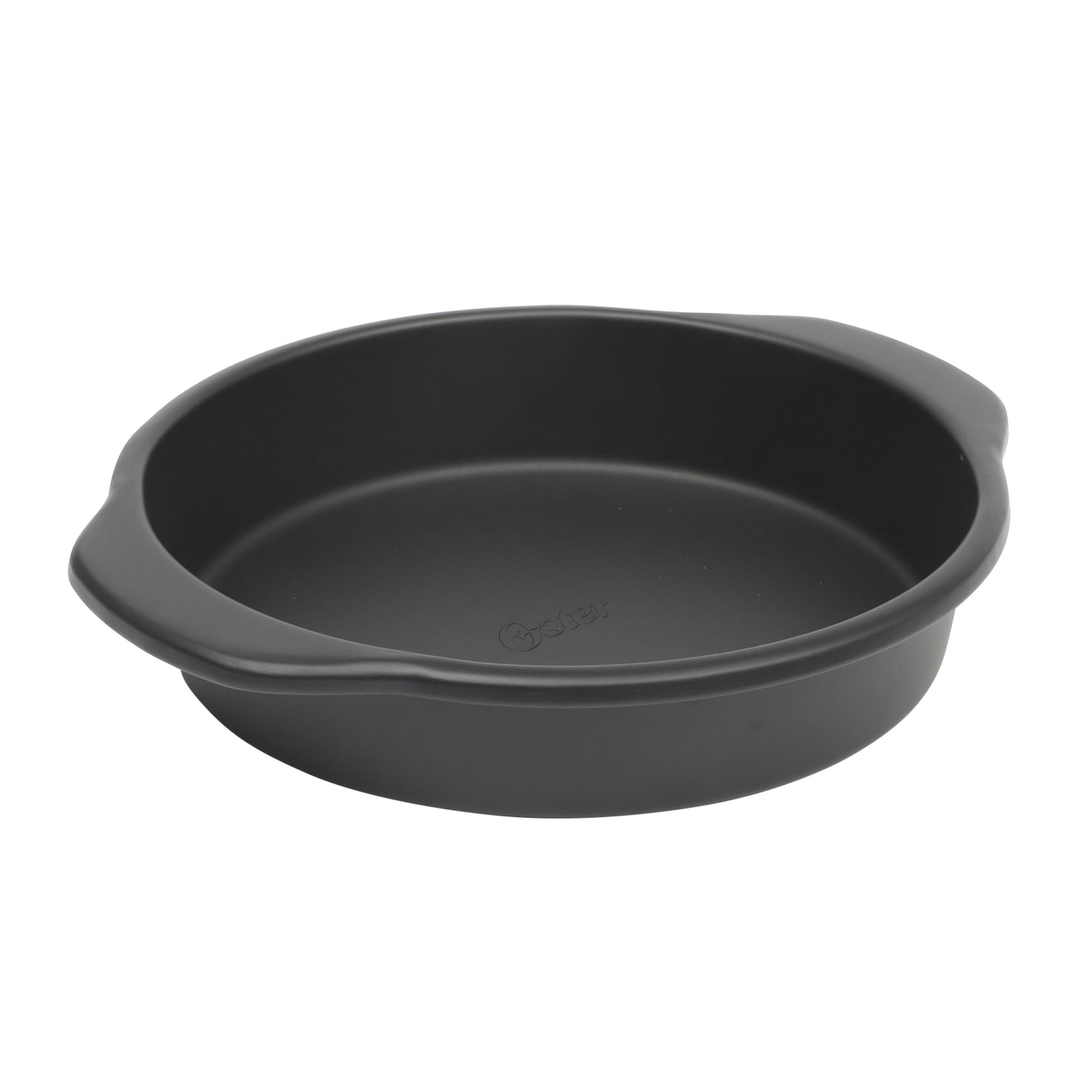 Oster Teston Platinum Collection 9" Nonstick Carbon Steel Cake Pan in Matte Bla