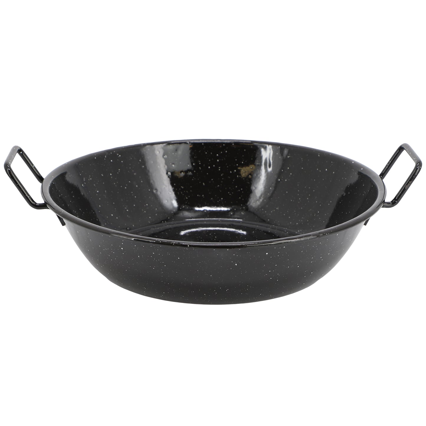 Oster Castillo 12" Enamel on Steel Paella Pan in Speckled Black