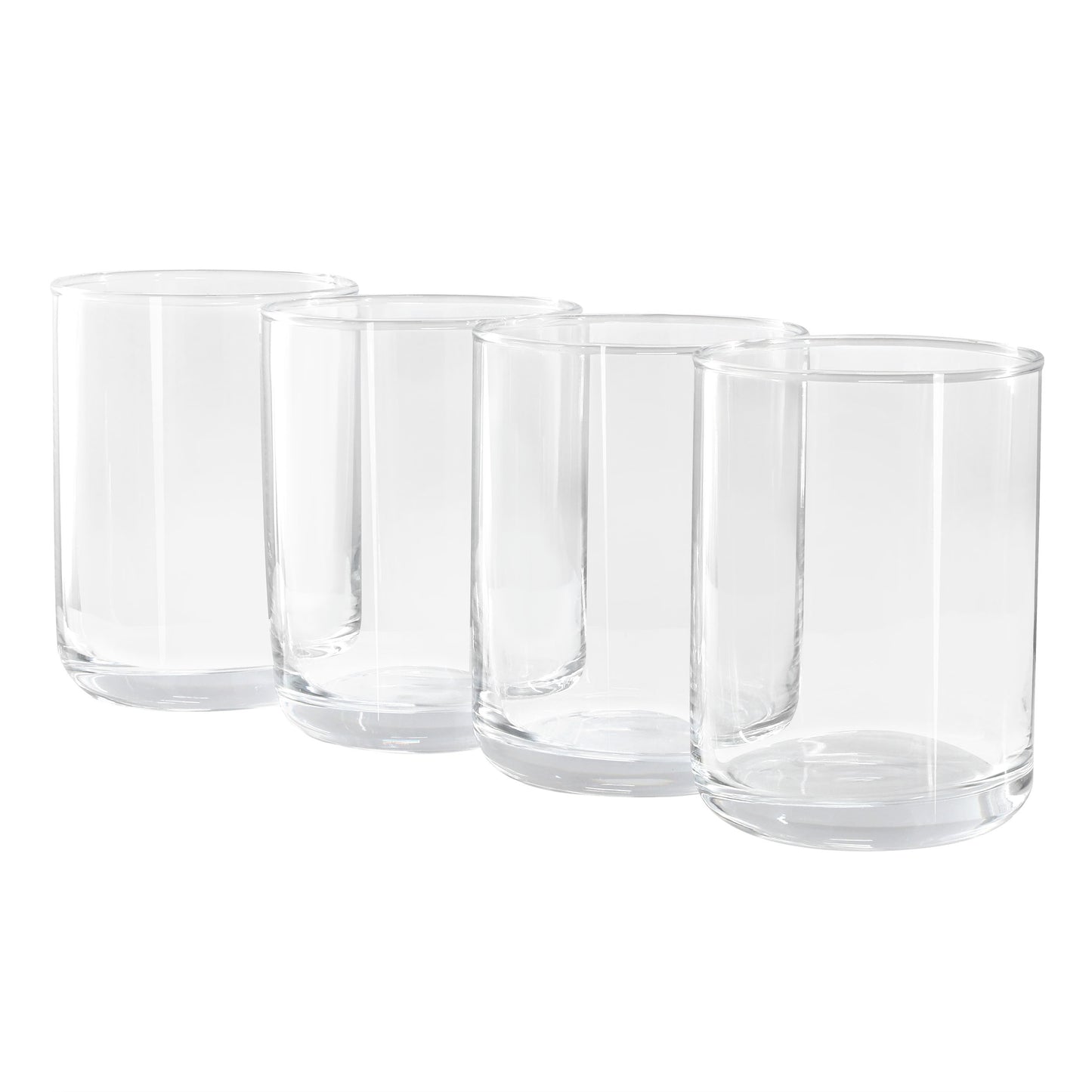 Gibson Home Emory 4 Piece 15 oz Double Old Fashioned Clear Glass Set