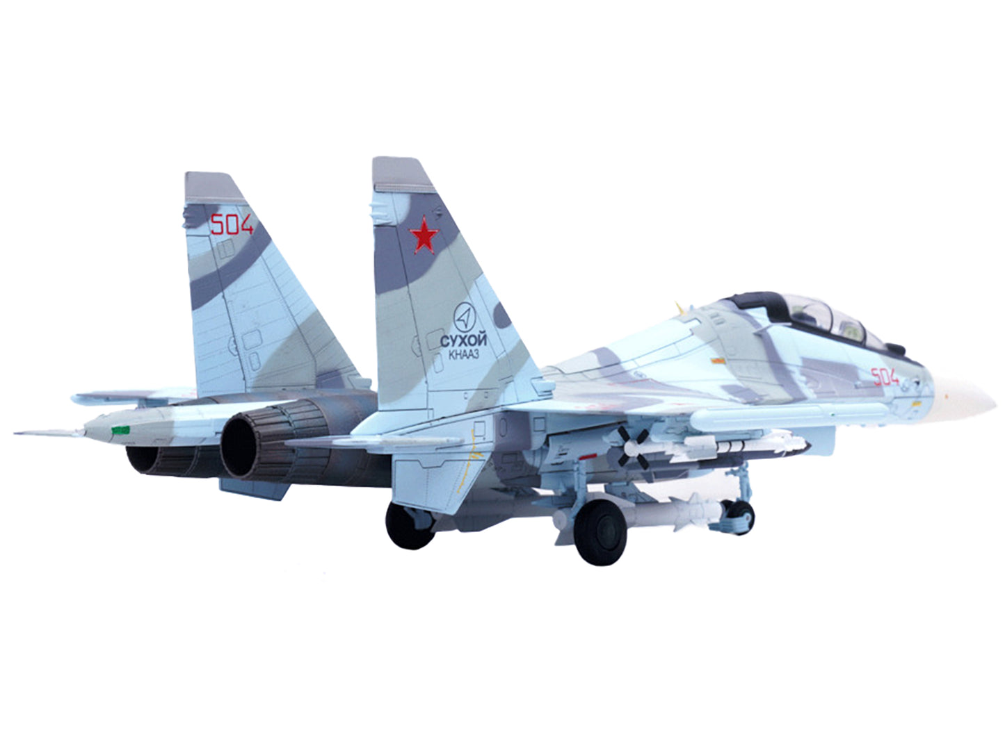 Sukhoi Su-30MKK Flanker-G Fighter Aircraft #504 Russian Air Force Wing Series 1/