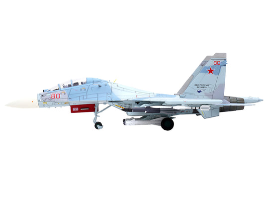 Sukhoi Su-30M2 Flanker-C Fighter Aircraft #80 Russian Air Force Wing Series 1/72