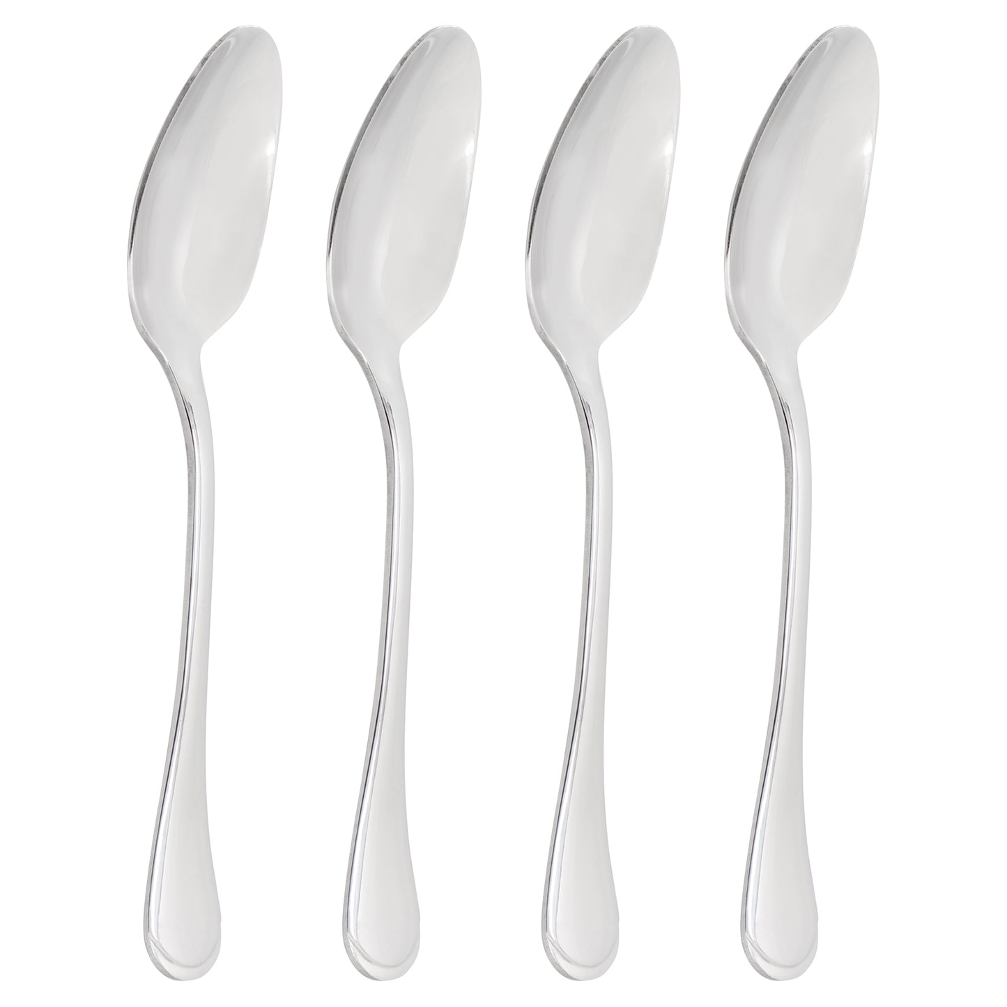 Gibson Home Manchester 4 Piece Stainless Steel Teaspoon Set