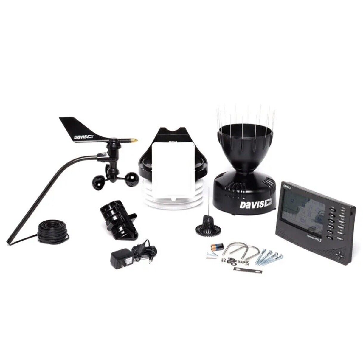 Davis Vantage Pro2 Wired Weather Station 6152C with Radiation Shield