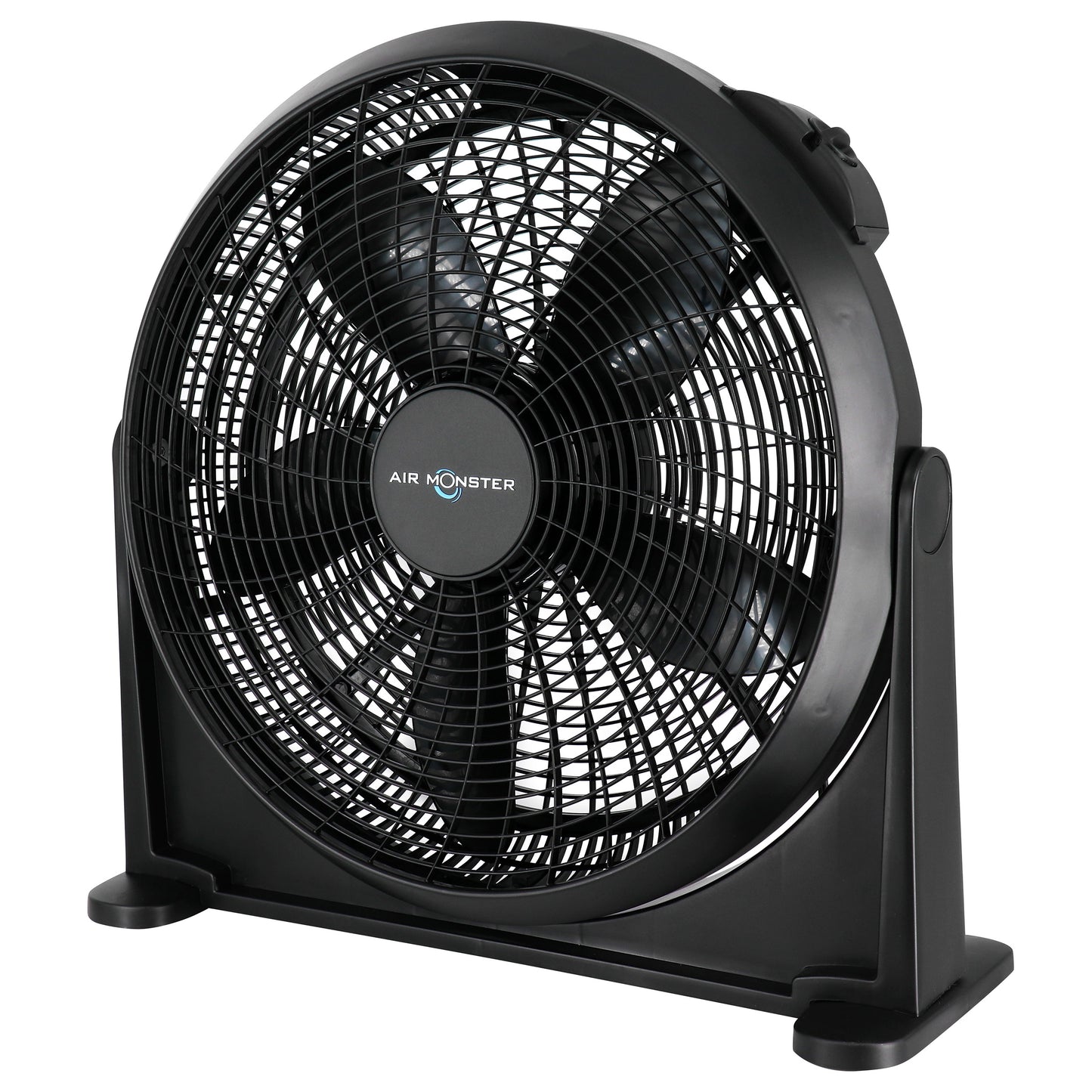 Air Monster 20" Air Circulator Wall Mountable 3 Speed Fan in Black