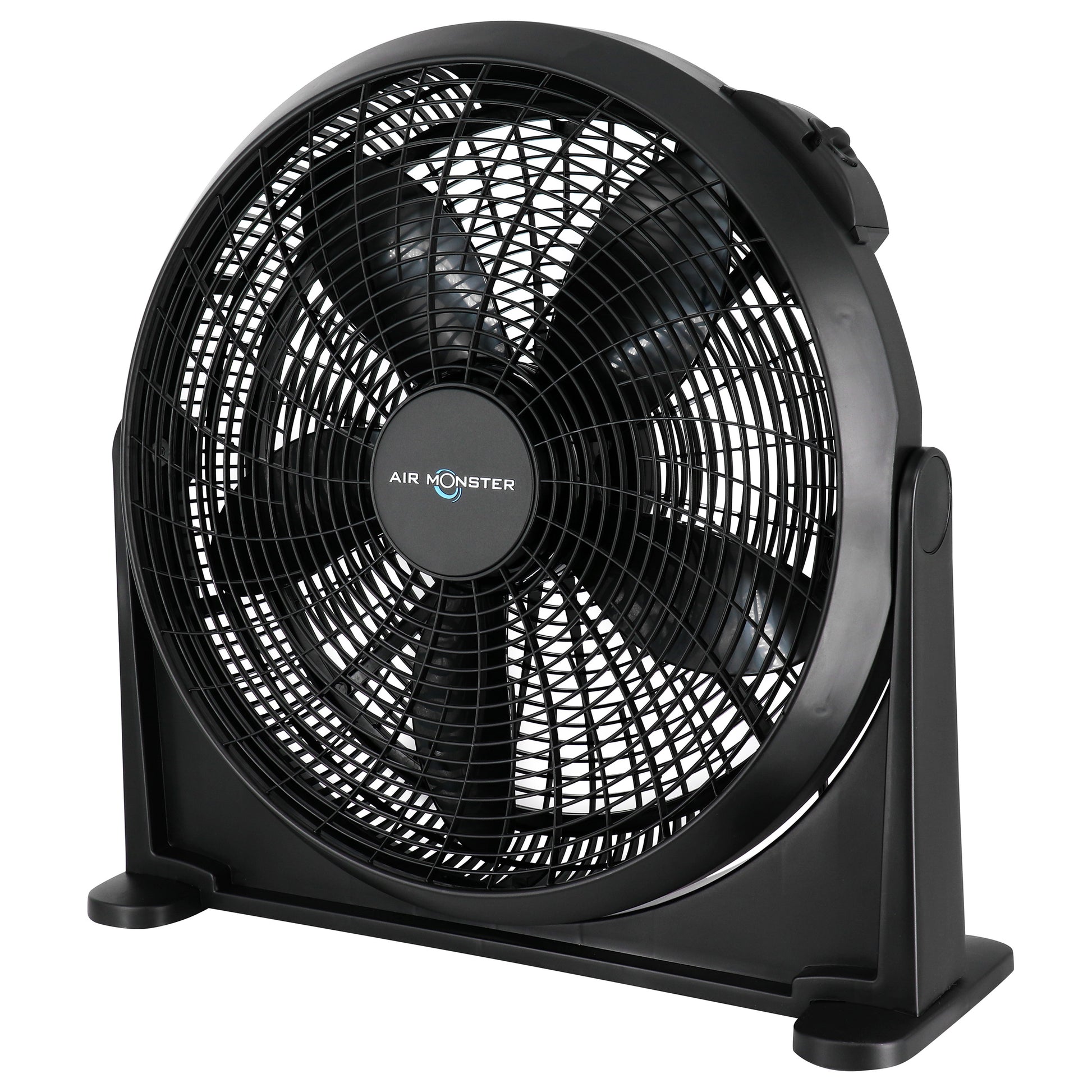 Air Monster 20" Air Circulator Wall Mountable 3 Speed Fan in Black