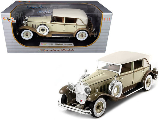 1930 Packard Brewster Tan Coffee Brown 1/18 Diecast Car Signature Models