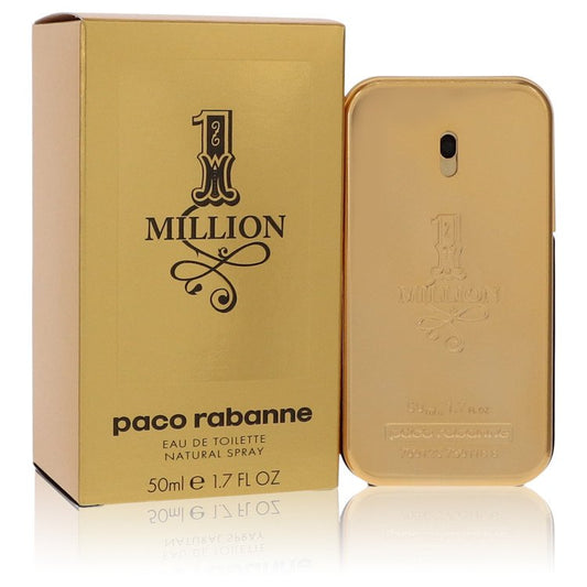 1 Million by Paco Rabanne Eau De Toilette Spray 1.7 oz for Men