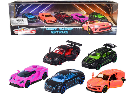 Light Racer Giftpack 2023 5 Piece Set 1/64 Diecast Cars Majorette