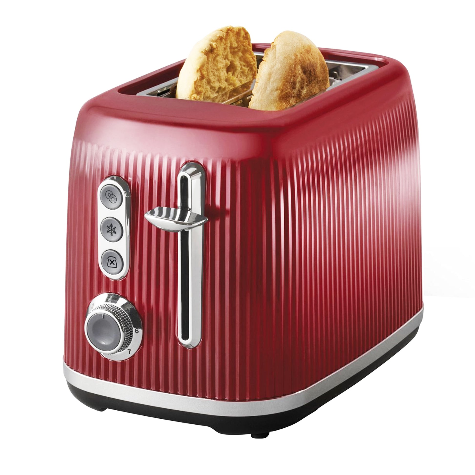 Oster Retro 2 Slice Toaster w Extra Wide Slots Red
