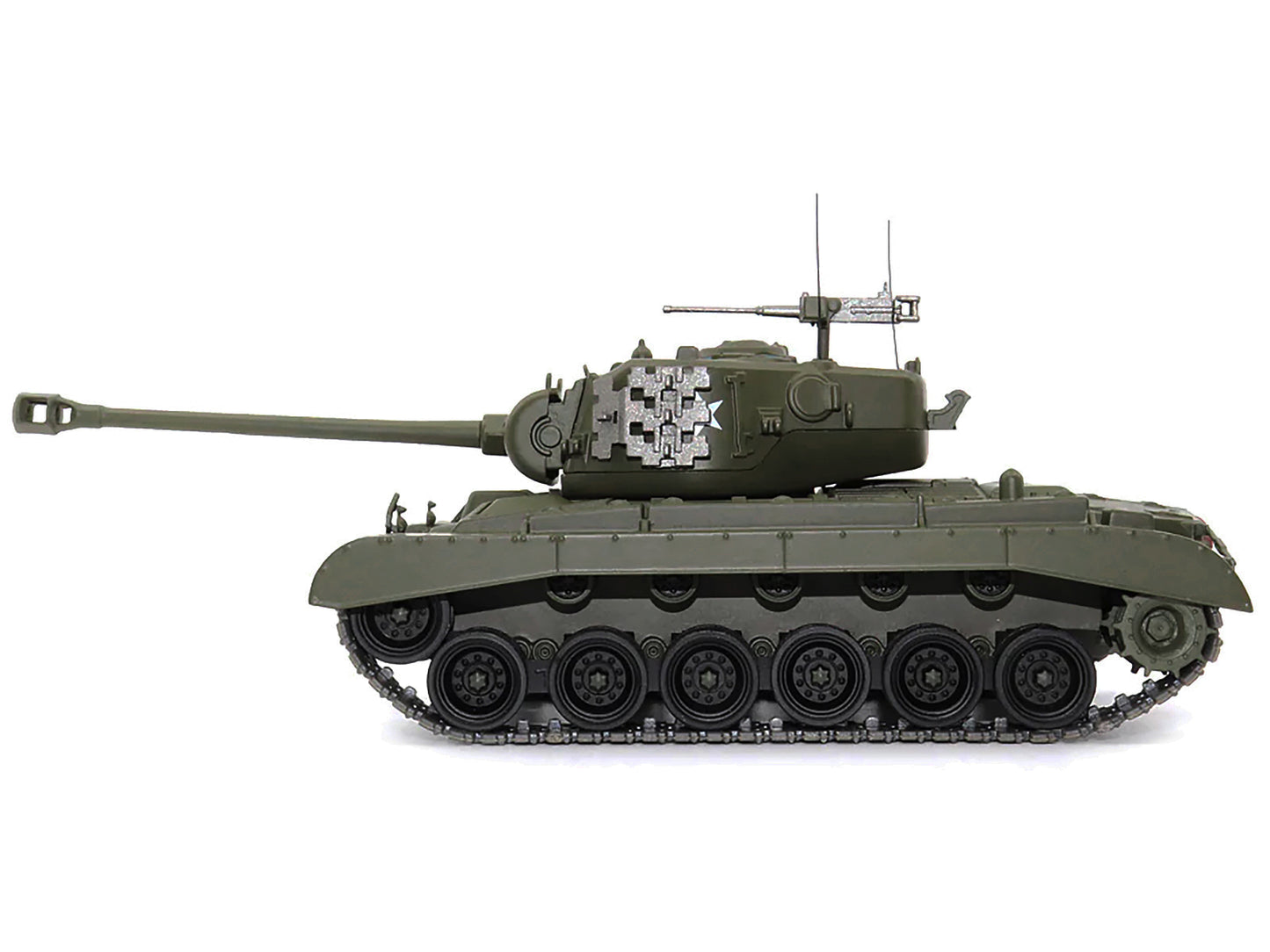 M26 T26E3 Tank U.S.A. 2nd Armored Division Germany April 1945 1/43 Diecast Mode