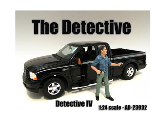 The Detective #4 Figure For 1:24 Scale Models American Diorama