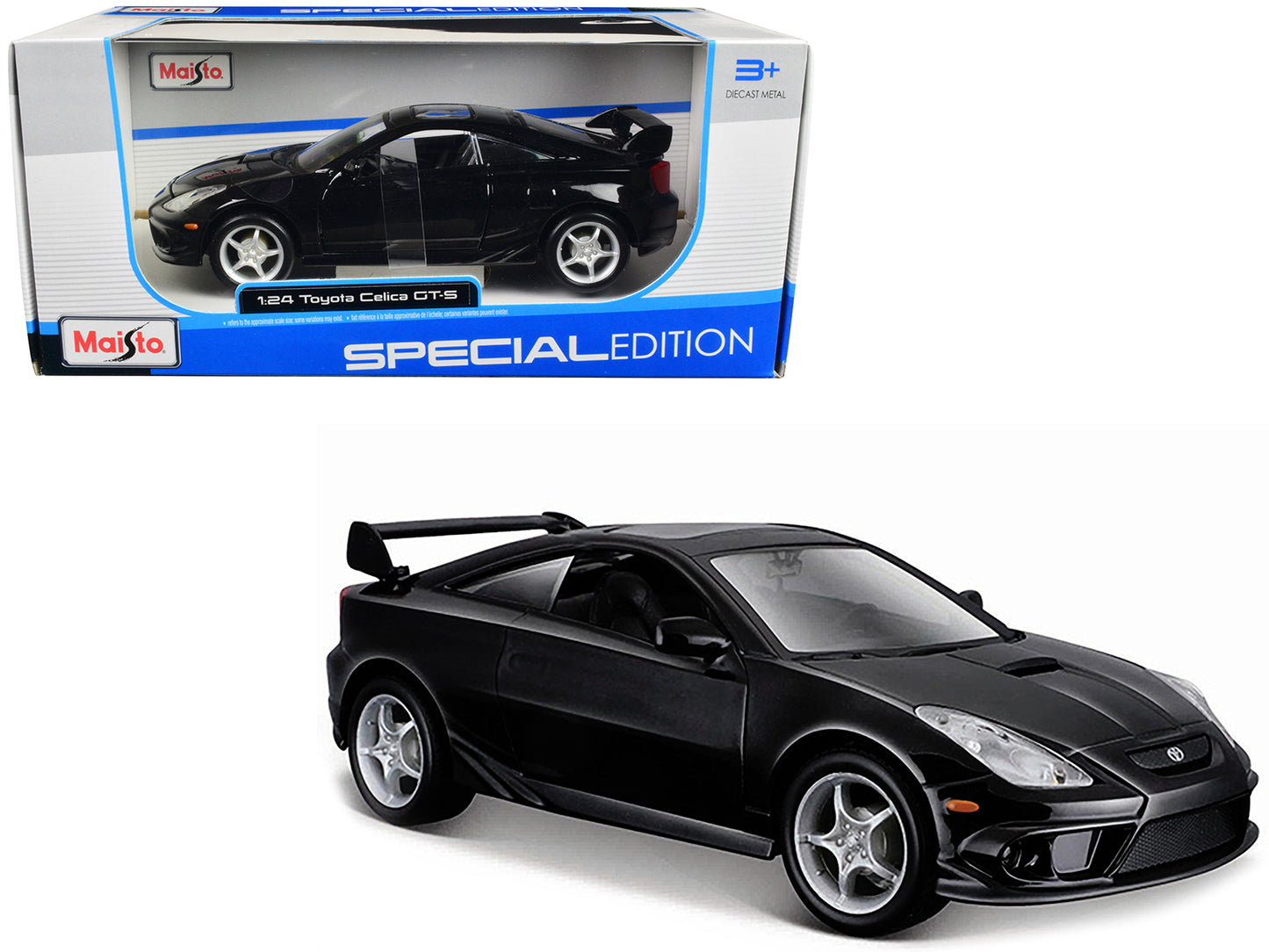 Toyota Celica GT-S Black Special Edition Series 1/24 Diecast Car Maisto