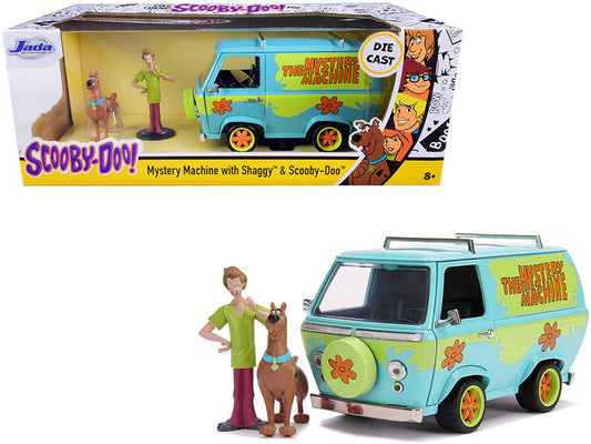 The Mystery Machine w Shaggy Scooby-Doo Figurines Scooby-Doo! 1/24 Diecast Car