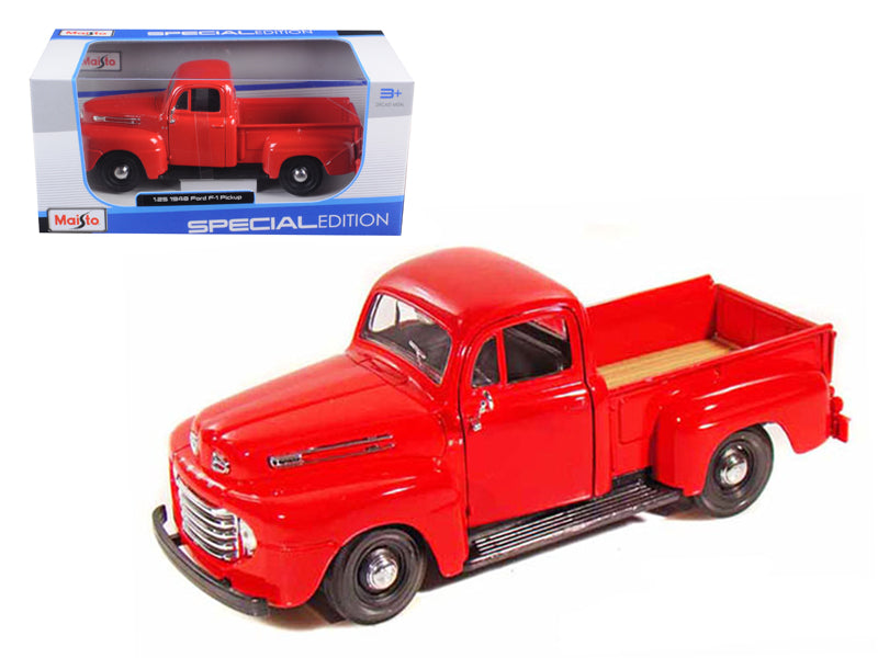 1948 Ford F-1 Pickup Truck Red 1/25 Diecast Car Maisto