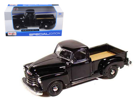 1950 Chevrolet 3100 Pickup Truck Black 1/25 Diecast Car Maisto