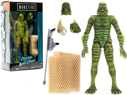 The Creature from the Black Lagoon 6.75 Moveable Figurine w Spear Gun Fishing N