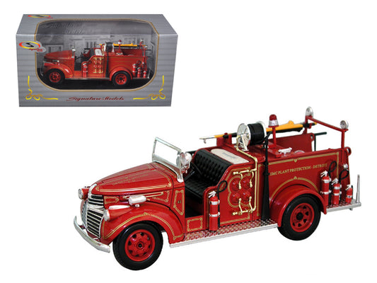 1941 GMC Fire Engine Truck Red 1/32 Diecast Model Signature Models