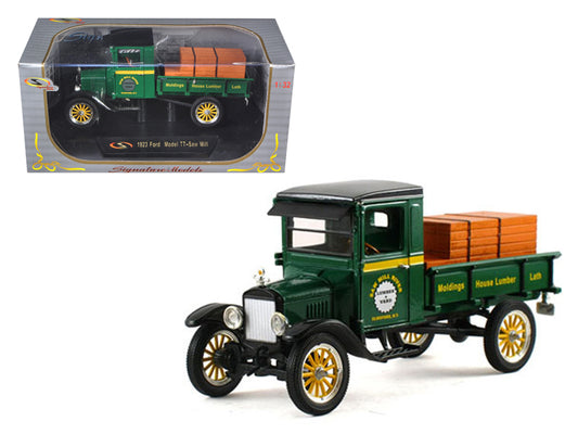 1923 Ford Model TT Lamber Truck Green 1/32 Diecast Car Signature Models