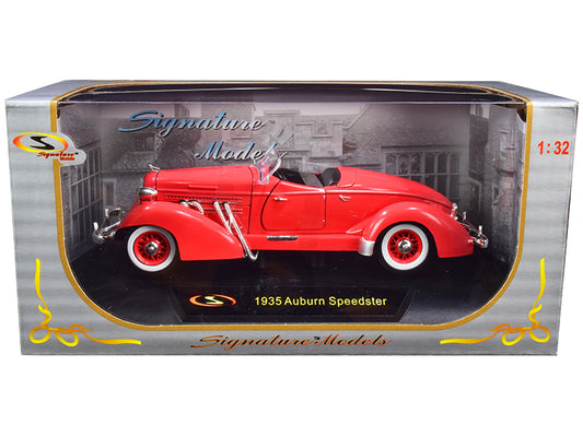 1935 Auburn Speedster Coral Red 1/32 Diecast Car Signature Models