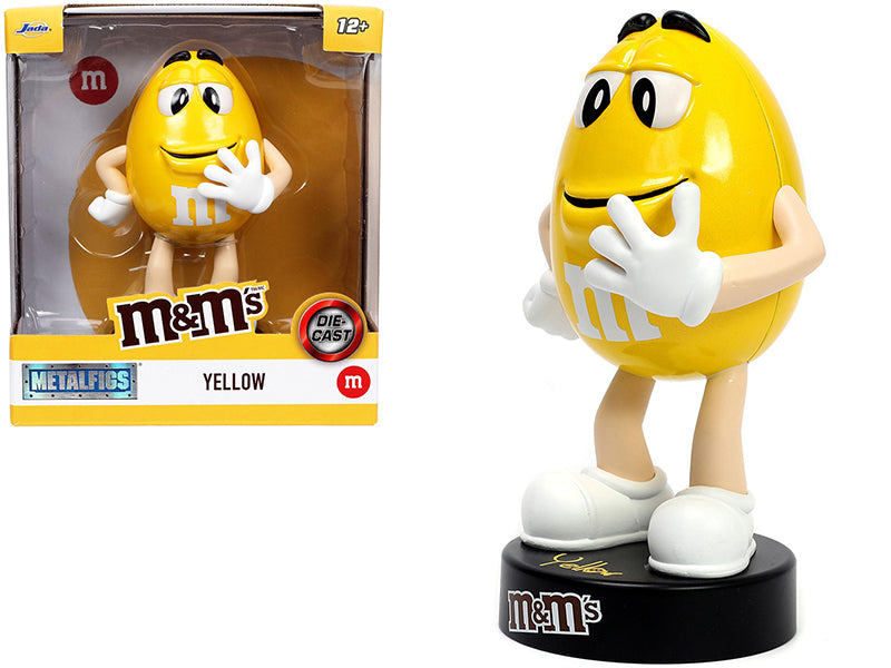 Yellow M&M's 5.25 Diecast Figurine Metalfigs Series Jada