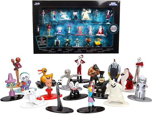 Tim Burton's The Nightmare Before Christmas Set of 18 Diecast Figurines Nano Me