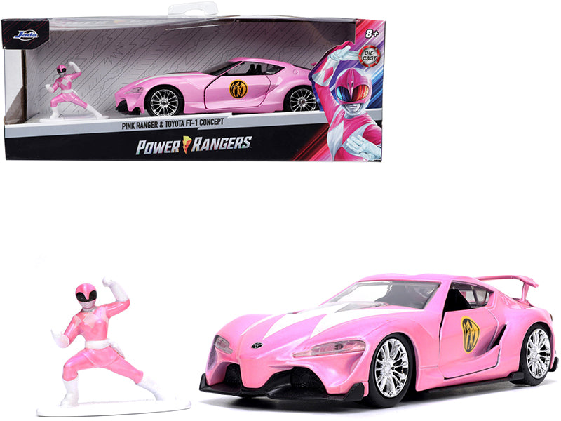 Toyota FT-1 Concept Pink Metallic Pink Ranger Diecast Figurine Power Rangers Ho