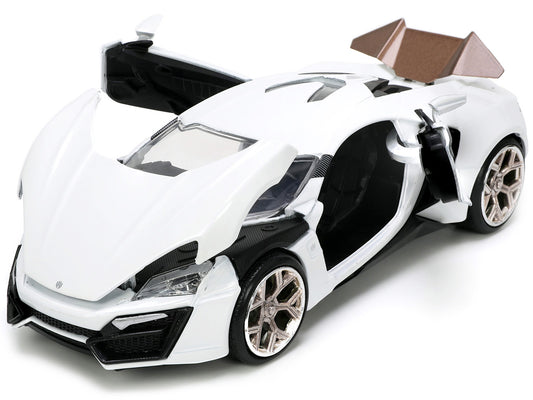 Lykan Hypersport White w Bronze Metallic Rear Spoiler HKS Hyper-Spec Series 1/2