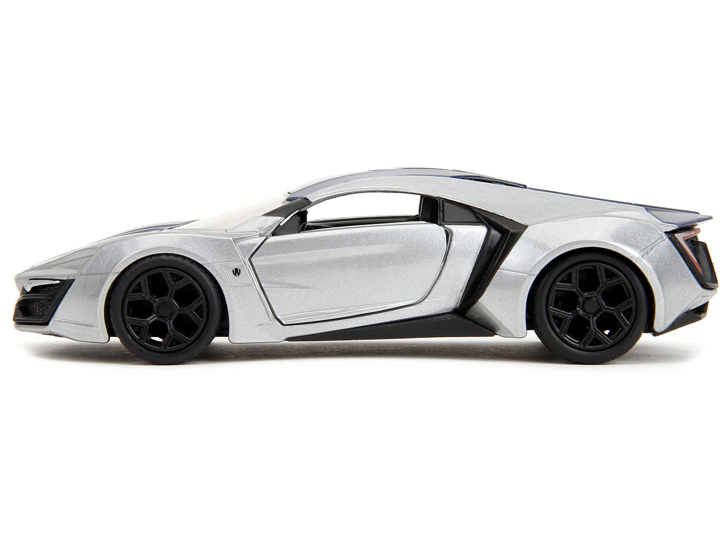 Lykan Hypersport Silver Metallic Purple Pink Slips Series 1/32 Diecast Car Jada