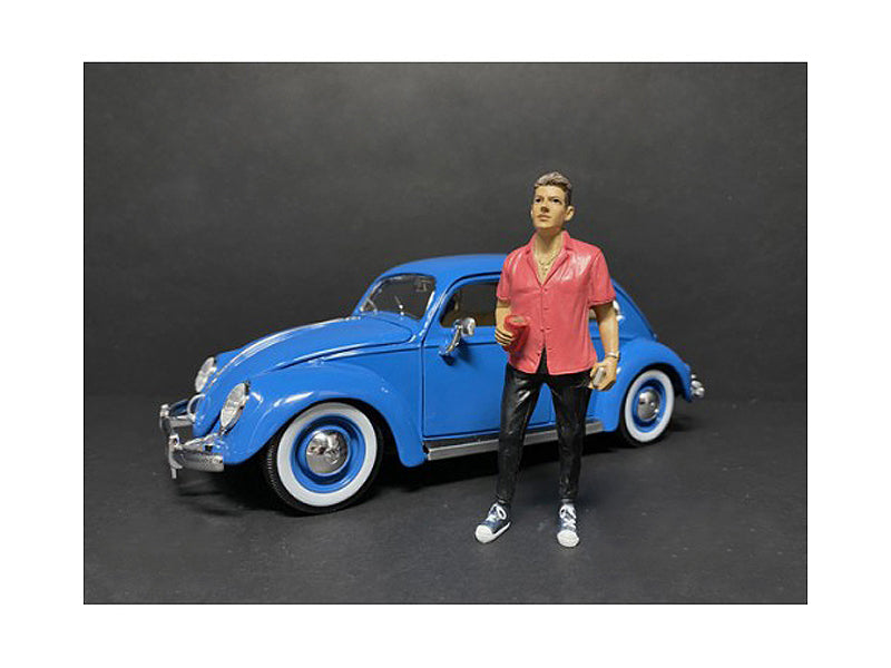 Partygoers Figurine VI for 1/24 Scale Models American Diorama