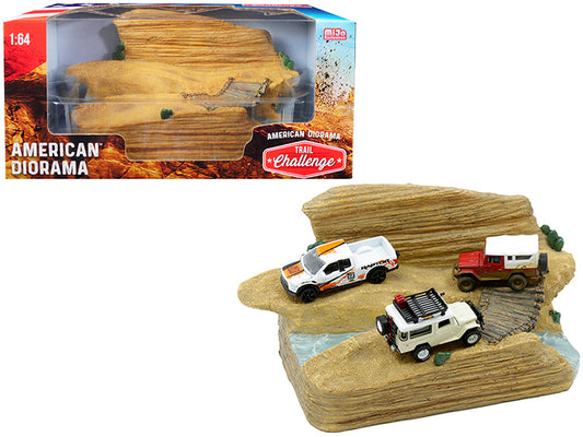 Trail Challenge Resin Diorama for 1/64 Scale Models American Diorama